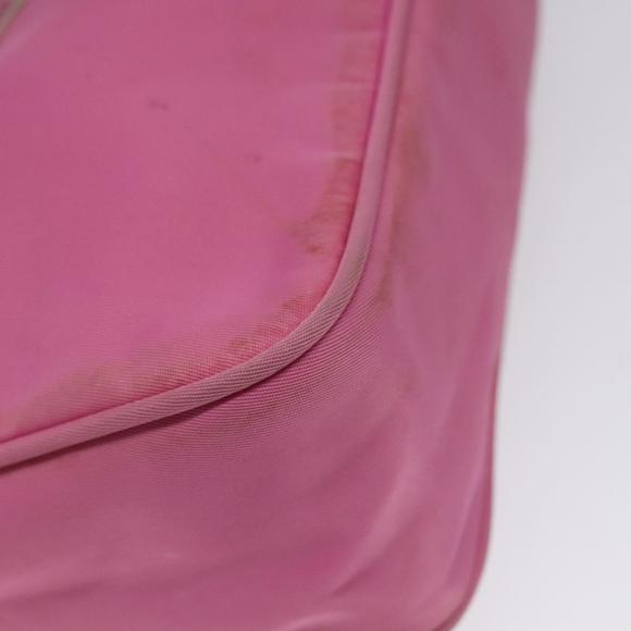 PRADA Accessory Pouch Nylon Pink Silver Auth EC255 - Picture 14 of 16